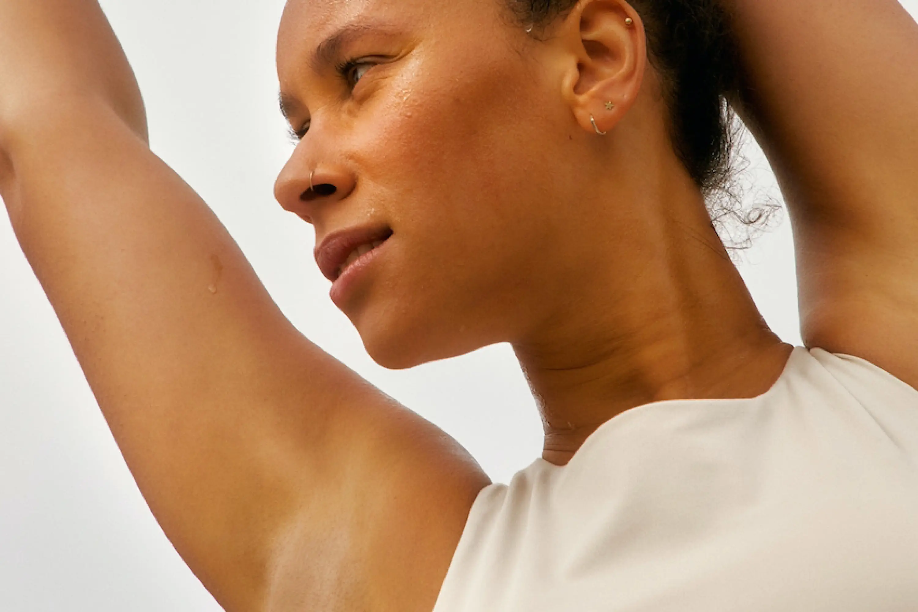 woman stretching